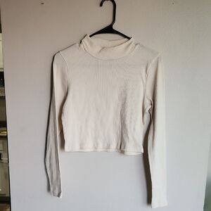 Altar'd State Cream Long Sleeve Top